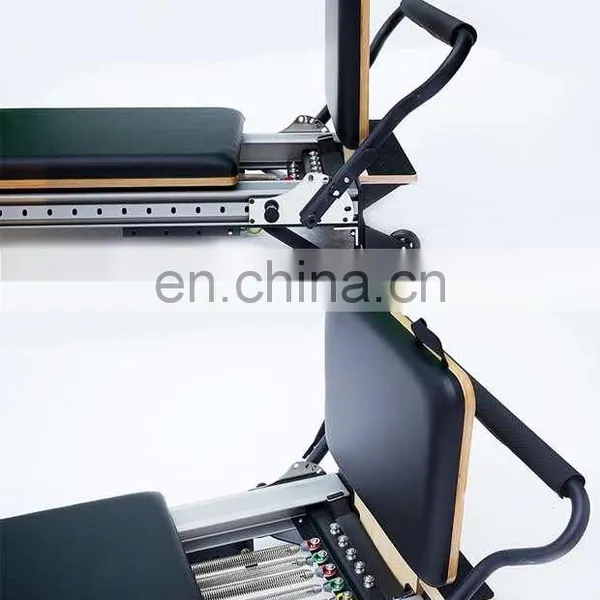 Balanced Body Fitness Exercise Meia Folding Wood Cama Elina Equipment Power Gym Machine Aluminium Pilates Reformer Yoga photo-4