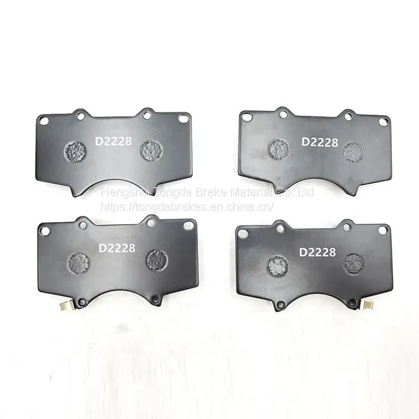 D976 D2228M 04465-35290 High Quality Auto Brake Pads for LEXUS TOYOTA Semi-Metallic Brake Pad Supplier