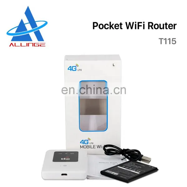 ALLINGE MIN067 T115 4G Router With Sim Card Mini Wifi Router 4G Lte photo-2