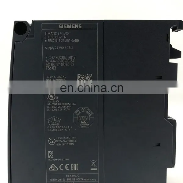 Original for Siemens 1515F-2 PN 6ES7515F-2FM01-0AB0 CPU Module photo-5