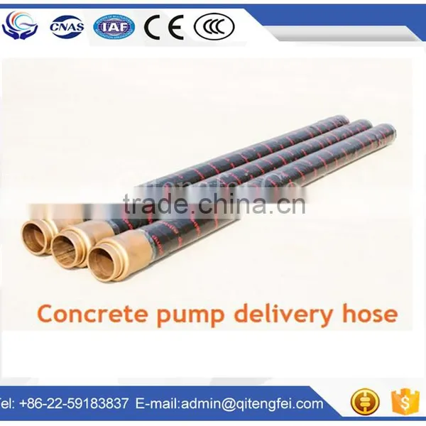 Steel Wire Braided Rubber Hose,DN125 5"*3M, 4layer,1 End photo-4