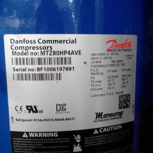 Danfoss Meilun Refrigeration Compressor MT28JE4AVE photo-2