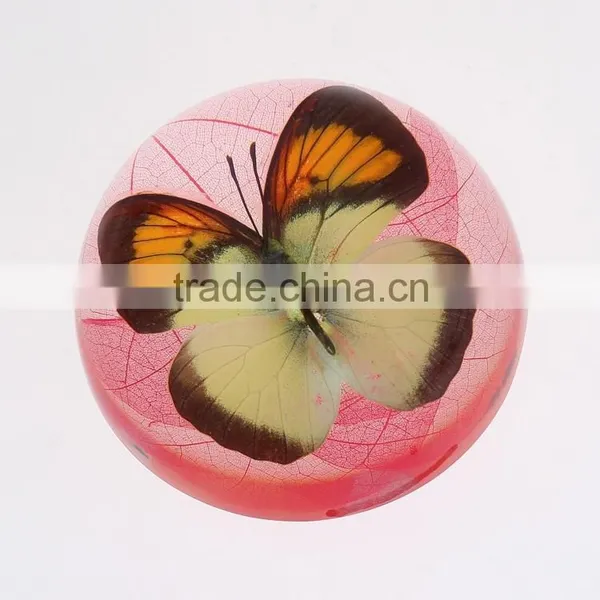 2016 New Design Paperweight With Real Butterfly photo-3