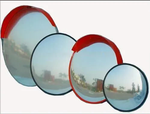 30 45 60 80 100cm Roadway Traffic Safety Stainless Steel Road Convex Mirror photo-5