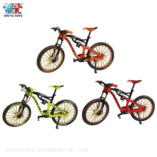 XINYU Stimulated Bike Model 1:8 Scale Diecast Metal Bicycle Vehicle Toy photo-2