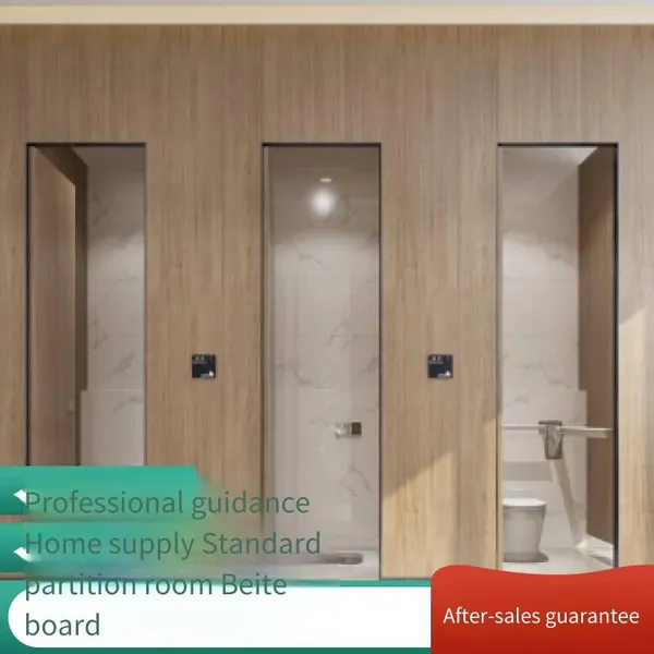 Second-generation Anti-betadine Moisture-proof Wood Grain Board. Factory Customizes Sanitary Partitions in Xichang Urban Area and Boards for Public Toilet Projects photo-2