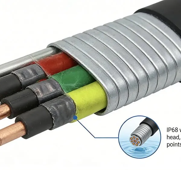 Offshore ESP Cable Electric Submersible Pump Cable for Oilfield and Gas Well photo-2