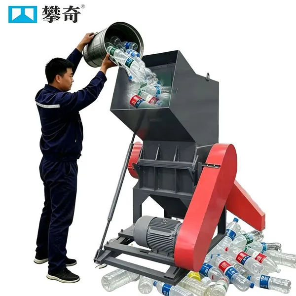 HDPE/PE/PVC/PP/PET пластиковый дробилка для бутылок и пластиковых мешков, машина для переработки пластмассных отходов