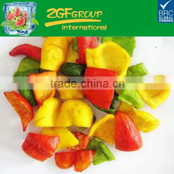 Vacuum Fried(VF) Crispy Colorful Sweet Pepper Vegetables Chips Healty Snacks Low Fat