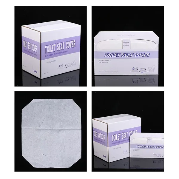 Factory Offer Disposable Travel Public Toilet Seat Cover Virgin Pulp Disposable Toilet Protection Toilet Covers Disposable With Competitive Price photo-4