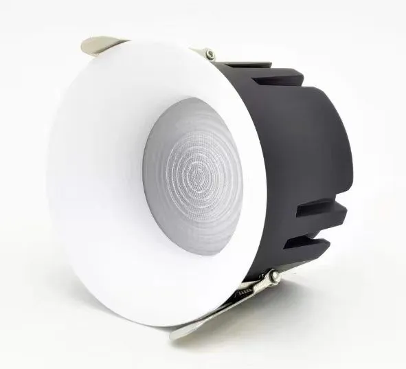 Custom White Curved Bezel Recessed LED Downlight 12W Switch Control CCT Die-casting AL Heatsink Wholesale from Lighting Factory