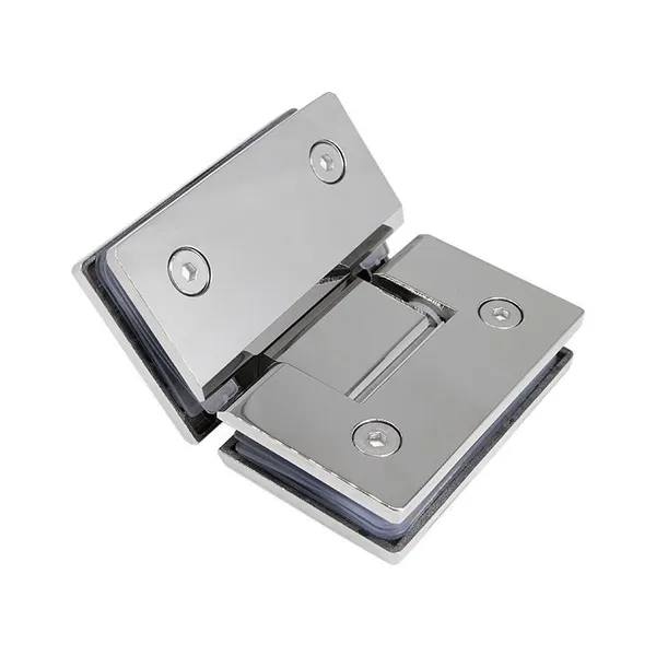 Multi-Finish Glass Door Hinge for Frameless Shower Enclosures photo-4
