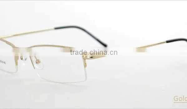 Metal Alloy Half-rim Men Wholesale Stylish Nice Glasses Frame photo-3