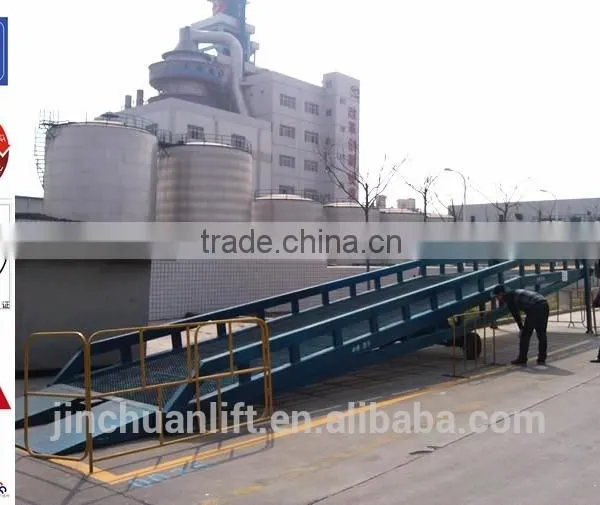0.9~1.7m, 8 Ton Front Load Containers /hydraulic Loading Ramp /adjustable Loading Ramp photo-3