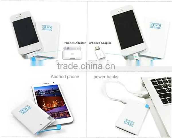 Most Popular Fashion Portable 2500mAh Credit Card Power Bank for Andorid/IOS photo-6