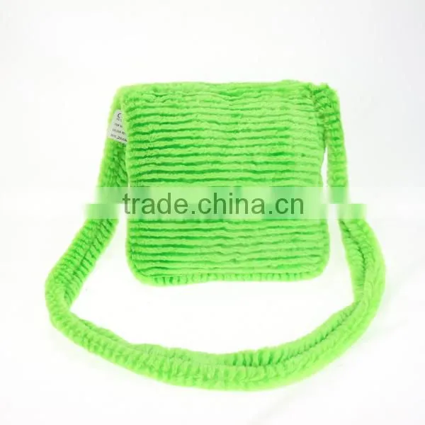Cute Soft Plush Animal Satchel/New Design Cuddly Toy Frog Zipper Bag/Plush Animal Frog Bag photo-2