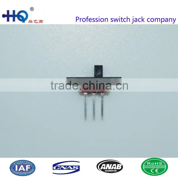 SS-12F36 High Quality 2 Position 1p2t Vertical Slide Switch