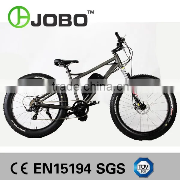 Electric Bicycle Fat Bike With Crank Motor in Snow or SandbeachEN15194 JB-TDE00L