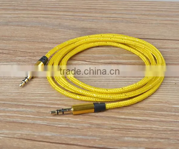 High End Gold Plated Aux Cable 3.5mm Male to Male Audio Cable Extension Cable photo-4