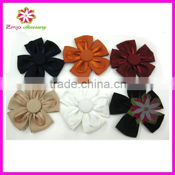 Fabric Flower Brooch, Flower Fabric Brooch, Fabric Flower Corsage photo-2