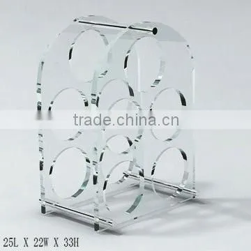 GH-RZ255 Hot Sell and High Quality Acrylic Wine Display Rack, Shatterproof Acrylic Display Rack photo-4