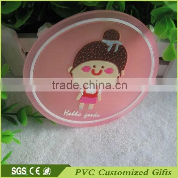 Factory Supplier 3d Soft Pvc Coaster photo-2