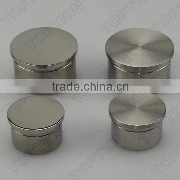 Stainless Steel Handrail Balustrade Tube End Cap Round photo-3
