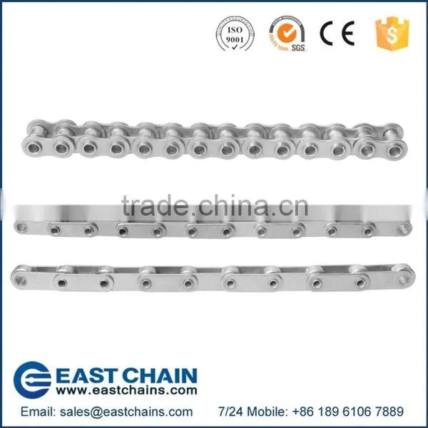 A Series Short Pitch 12.7mm 304 Stainless Steel Hollow Pin Roller Chain 40HP photo-2