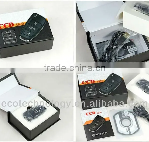 Camera HD Night Vision Mini Surveillance Car Key Chain Camera S820 photo-3