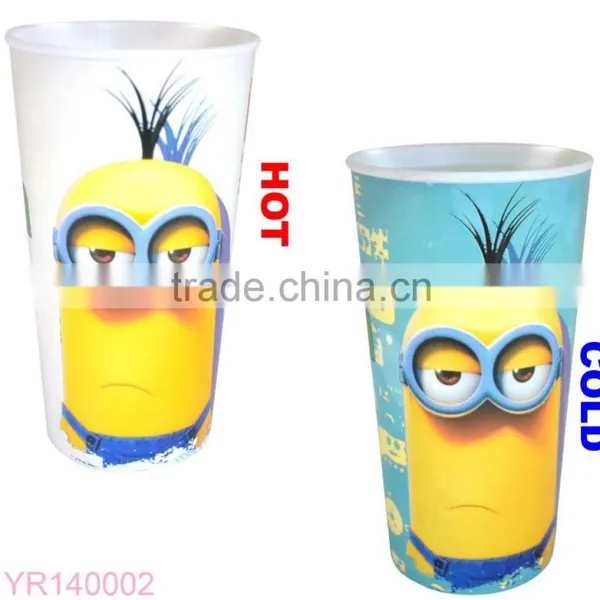 Cold Reactive Color Change Plastic Cup photo-2