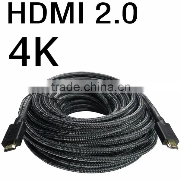 Male to Male Metal 50m Long Hdmi Cable a Type to a Type With Chip Support 3d HDTV, 4k*2k for Cable2.0v 1.4v photo-5