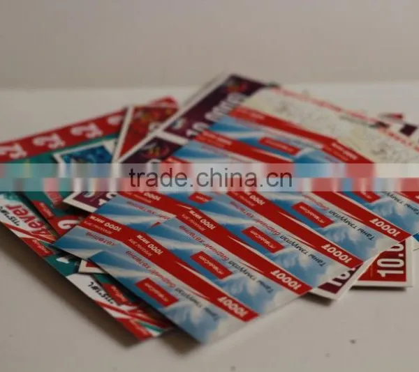 Paper Printed Prepaid Scratch Phone Cards photo-6
