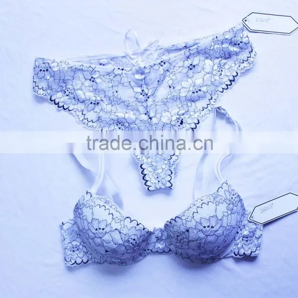 Private Label Bra Set Sexy Transparent Panties and Bra Luxury Bra and Panty Sets Supplier's Choice