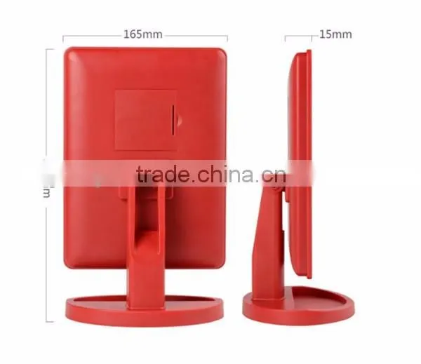 Table Standing Rotating Battery Operated Lighted Mirrors photo-6