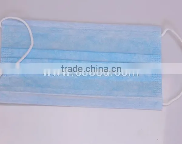 Disposable 3 Ply Non-woven Face Mask Medical Use Surgical Face Mask