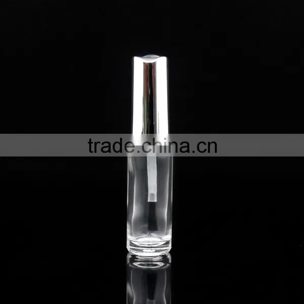 Empty Mini Slim Custom Nail Polish Bottle With Brush and White Cap photo-4