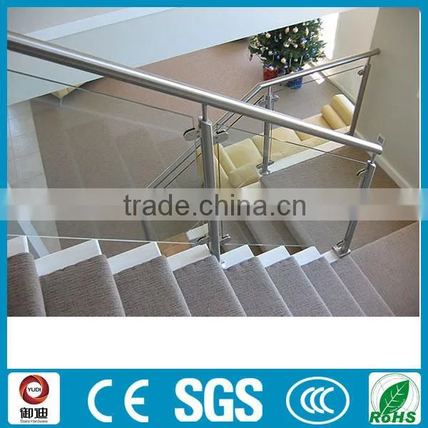 Stainless Steel Glass Stair Handrail Factory photo-2