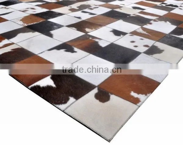 Hair-On Cowhide Leather Carpet M-76 photo-2