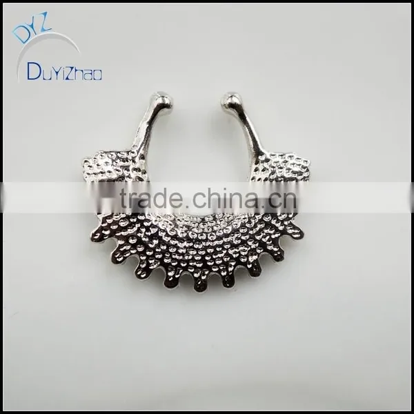 Fashion Septum Clicker Non Piercing Nose Ring photo-3