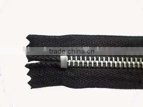 5# Aluminum Zipper Metal Zipper Close End Zipper Auto Lock Zipper Slider Polyester Tape Zipper for Jack photo-3