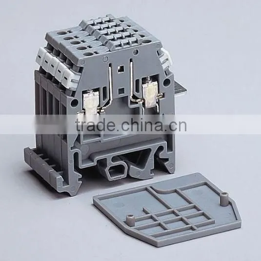 2.5mm2 400V 15A 22~10AWG 300V 20A Disconnect Terminal Block (ST6) photo-2