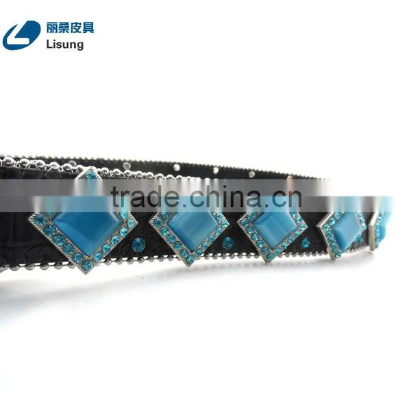 Western Cowgirl Rhinestone Stones Studded Crystal Strap photo-5