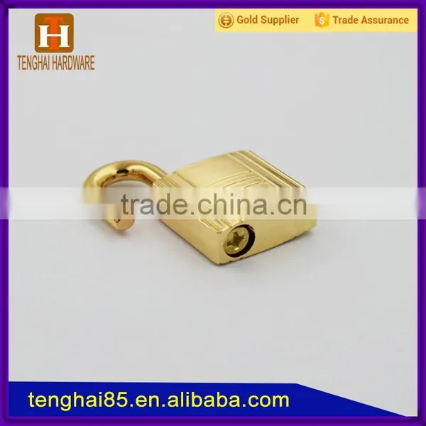Zinc Alloy Light Gold Handbag Accessory Lock for Purse photo-5
