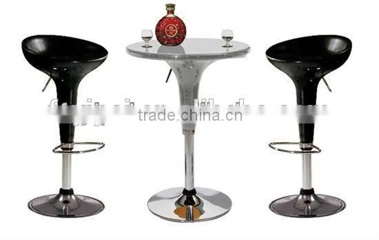 Height Adjust Coffee Table Round Cafe Table (YT16) photo-6