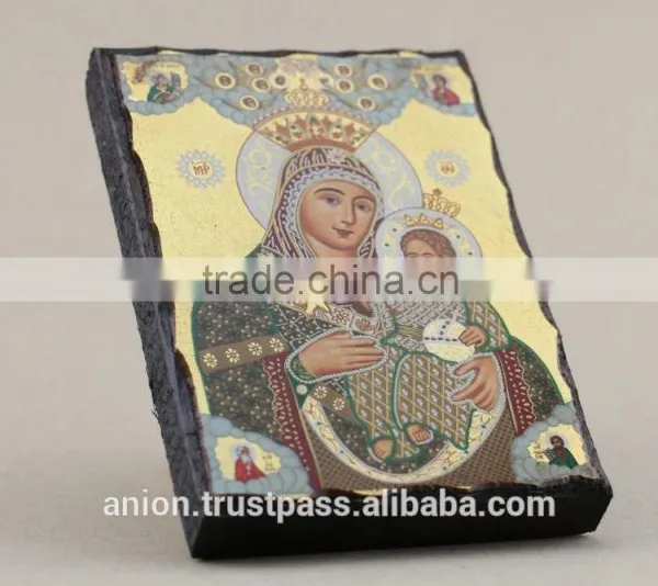 Orthodox Greek & Russian Wooden Icon photo-3