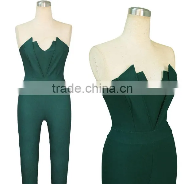 New Office Ladies Clubwear V Neck Playsuit Bodycon Party Women Jumpsuits Rompers photo-4