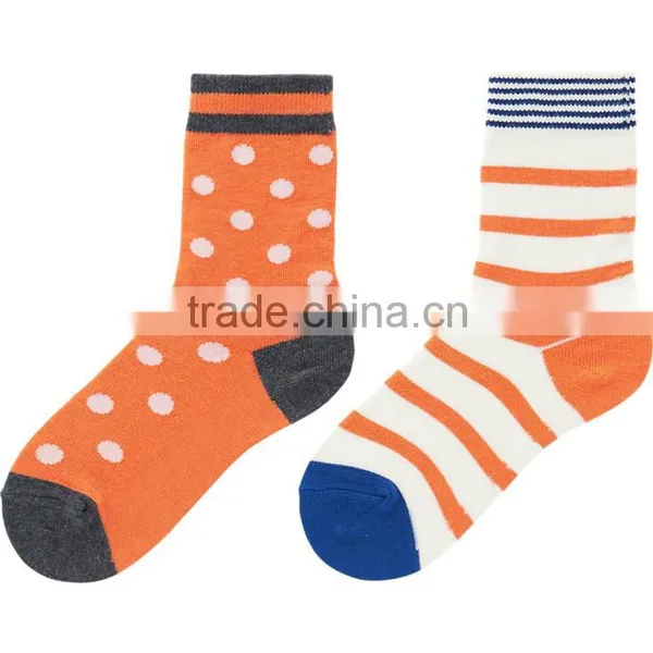 100% Cotton Socks Knitted Woman Stripe Sock Wholesale Socks photo-2