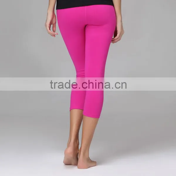 Hidden Pocket in Waistband SUPPLEX Stretch Fabric Custom Gym Fitness Leggings photo-3