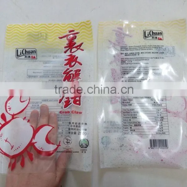 Nylon Poly Vacuum Bag For Frozen Seafood