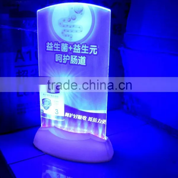 Led Acrylic Table Menu Display Holder,table Stand Menu Holder photo-5